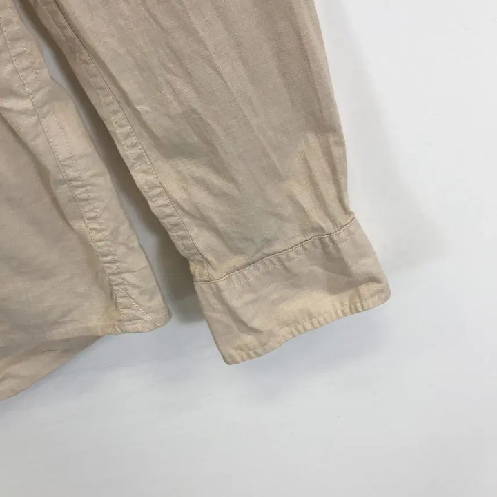 [BUNJANG] Tommy Hilfiger Beige Cotton Shirt L / 타미힐피거 베이지 코튼셔츠 [L사이즈]