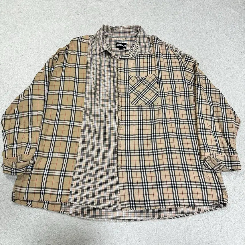 [BUNJANG] AJOBYAJO Checkered Oversized Shirt / 아조바이아조 AJOBYAJO 체크 셔츠 오버핏