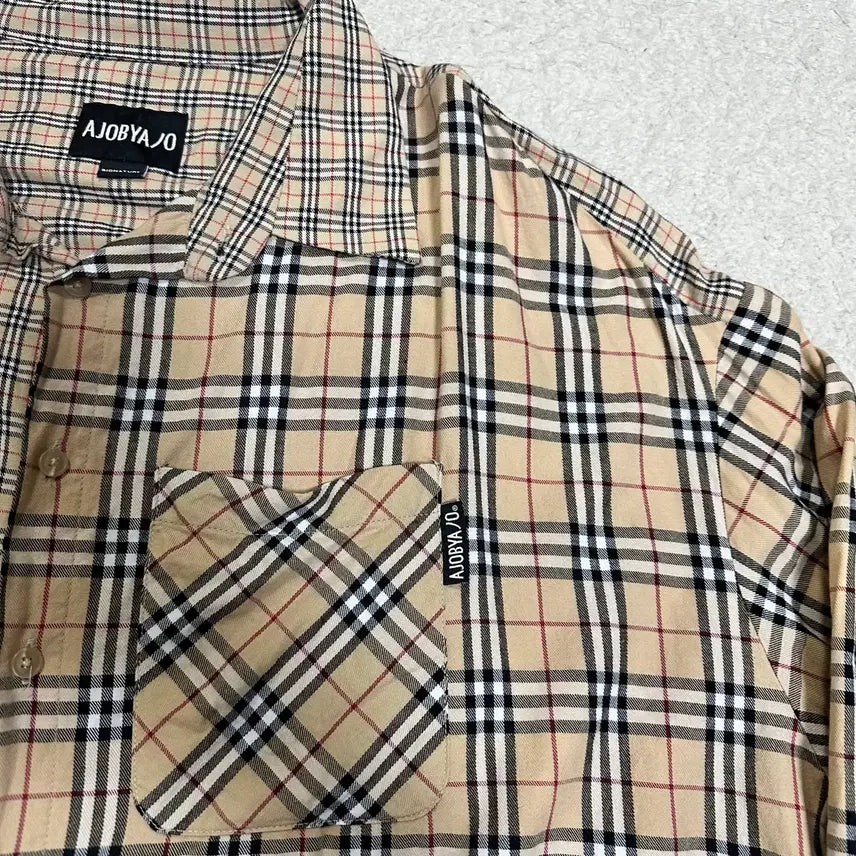 [BUNJANG] AJOBYAJO Checkered Oversized Shirt / 아조바이아조 AJOBYAJO 체크 셔츠 오버핏