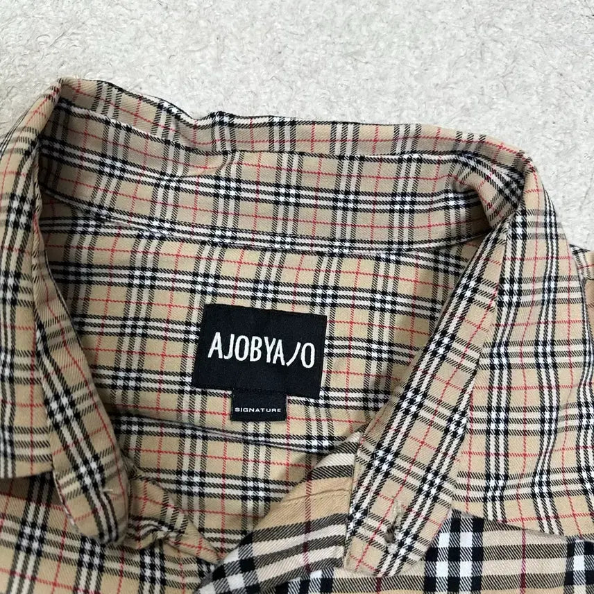 [BUNJANG] AJOBYAJO Checkered Oversized Shirt / 아조바이아조 AJOBYAJO 체크 셔츠 오버핏