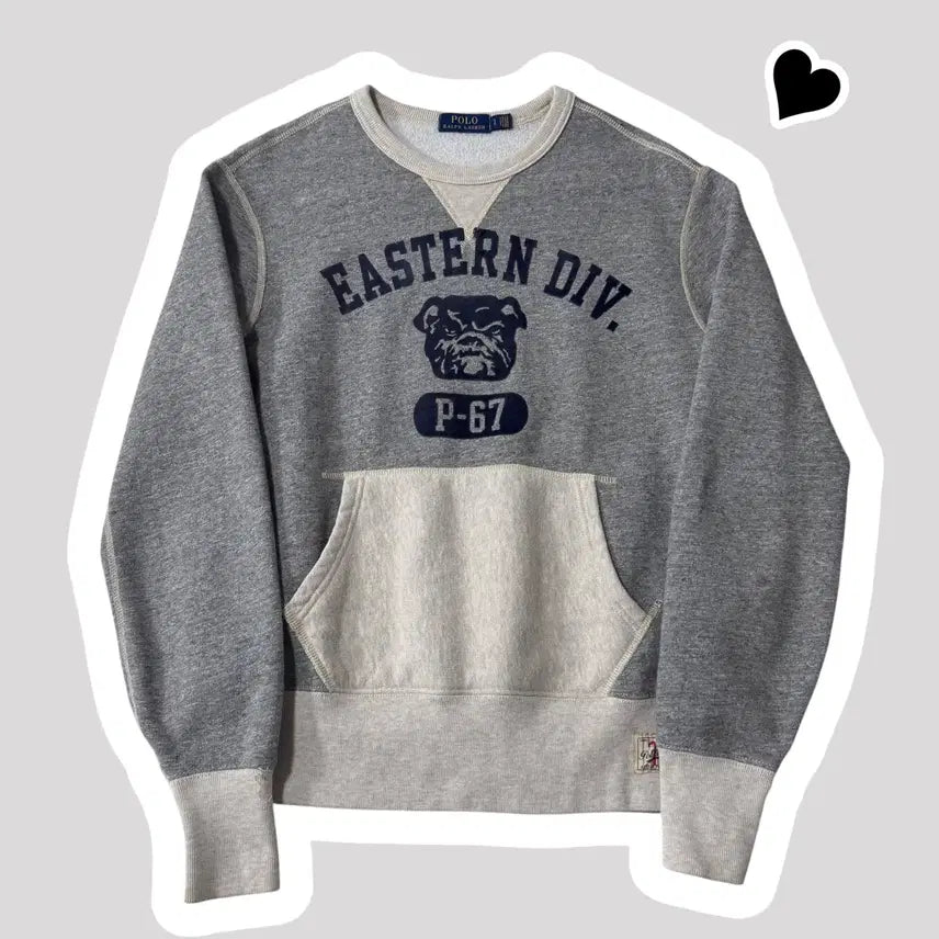[BUNJANG] Polo Ralph Lauren New Bulldog Sweatshirt / 신형 폴로 랄프로렌 불독 맨투맨