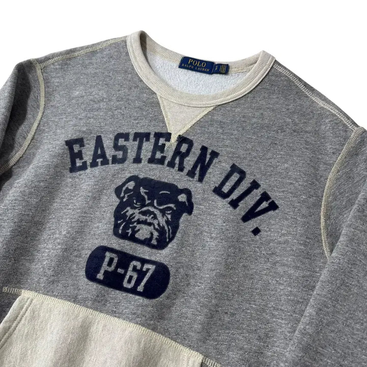 [BUNJANG] Polo Ralph Lauren New Bulldog Sweatshirt / 신형 폴로 랄프로렌 불독 맨투맨