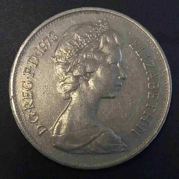 [BUNJANG] 1973 United Kingdom 10 Pence Coin / 1973년 영국 10펜스 동전 w938