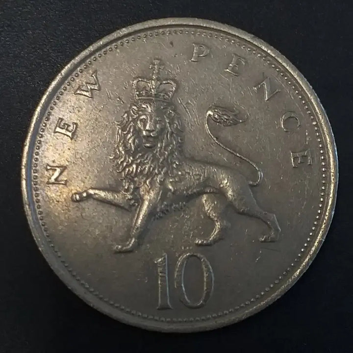 [BUNJANG] 1973 United Kingdom 10 Pence Coin / 1973년 영국 10펜스 동전 w938