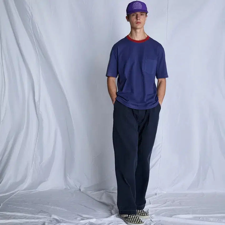 [BUNJANG] Khakis x Addsome HBT Pants Navy L / 카키스 x 애드섬 hbt 팬츠 네이비 L