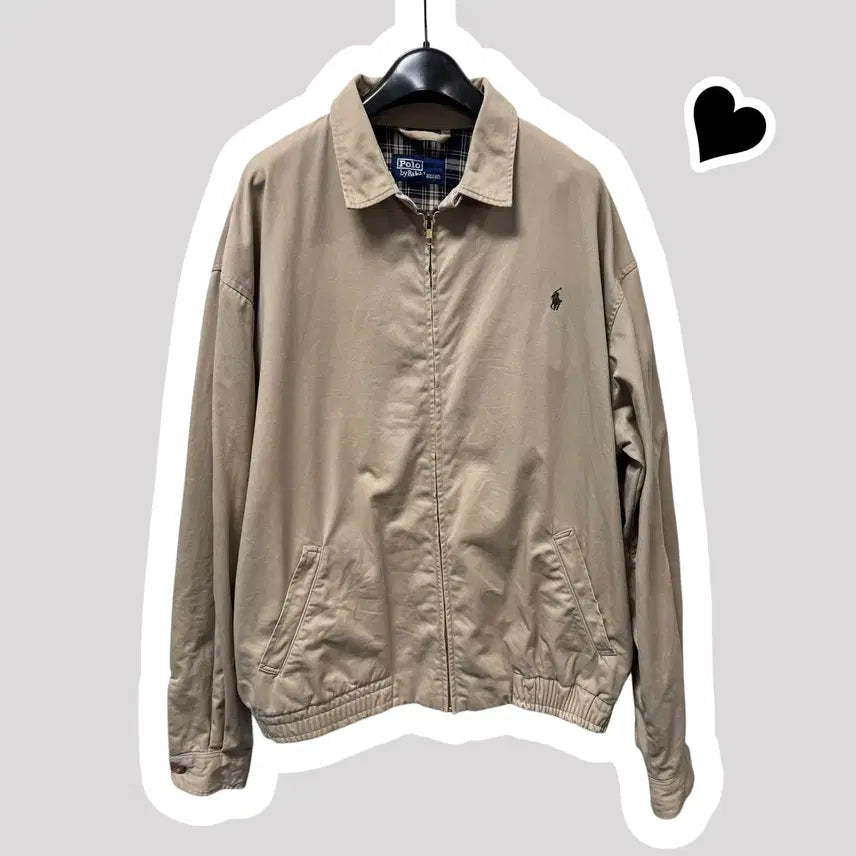[SOLD OUT] 폴로 랄프로렌 블랙와치 베이지 스윙톱 자켓