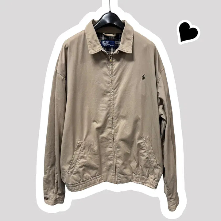 [SOLD OUT] 폴로 랄프로렌 블랙와치 베이지 스윙톱 자켓