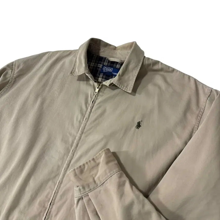 [SOLD OUT] 폴로 랄프로렌 블랙와치 베이지 스윙톱 자켓
