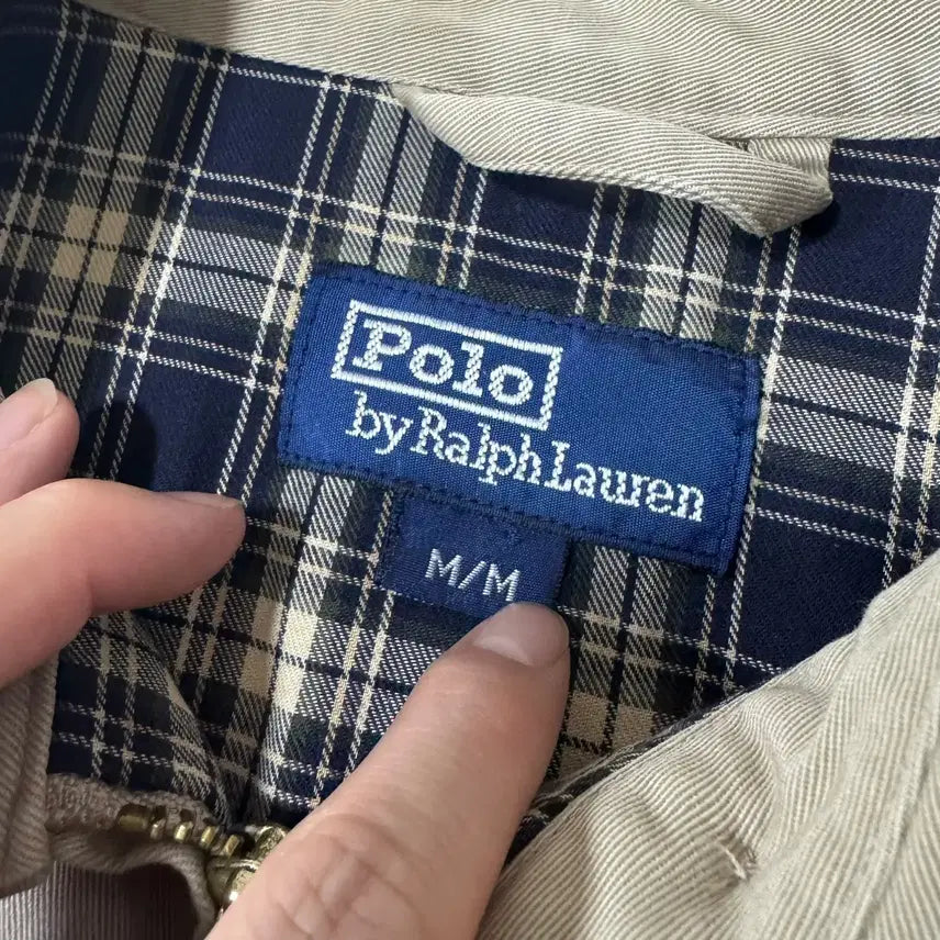 [SOLD OUT] 폴로 랄프로렌 블랙와치 베이지 스윙톱 자켓