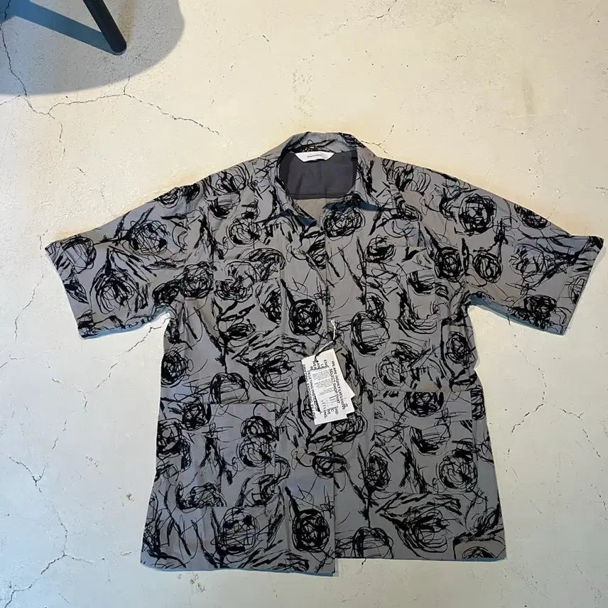 [BUNJANG] Sasquatchfabrix. Flower Sketch Shirt (Large) / [L]사스콰치패브릭스 플라워 스케치 셔츠