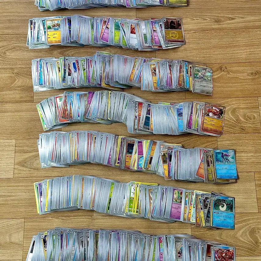 [BUNJANG] Pokemon Cards Bundle Set (Approx. 2300 Cards) - Includes RR, SR, AR, High Rarity / 포켓몬카드 약 2300장 일괄 판매 100덱 RR SR AR 고레어 포함