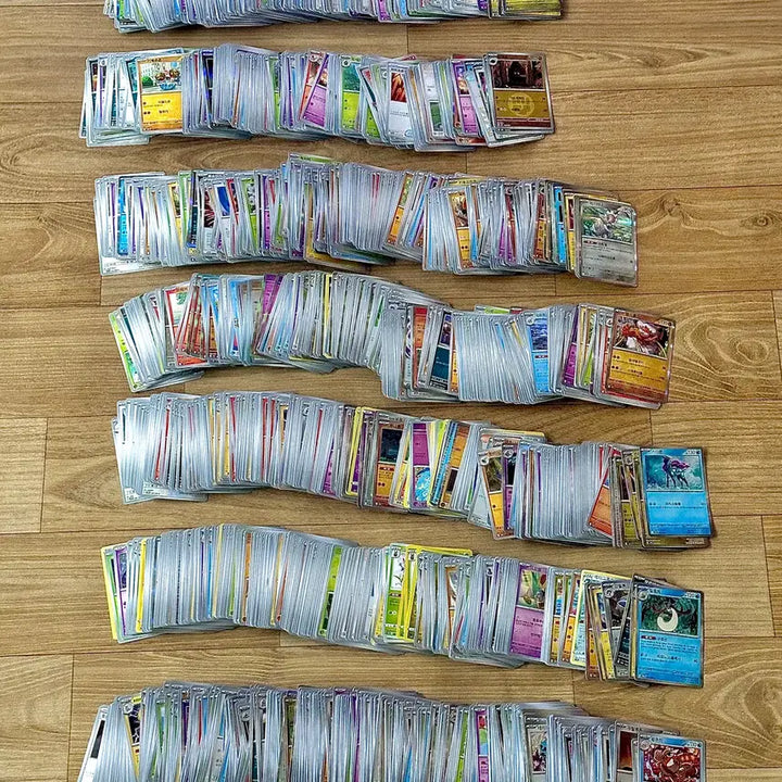 [BUNJANG] Pokemon Cards Bundle Set (Approx. 2300 Cards) - Includes RR, SR, AR, High Rarity / 포켓몬카드 약 2300장 일괄 판매 100덱 RR SR AR 고레어 포함