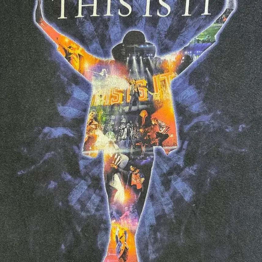 [BUNJANG] Michael Jackson 2009 This Is It World Tour T-Shirt (M) / [택포] [M] 마이클잭슨 2009 This is it 월드투어 티셔츠