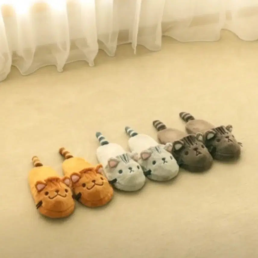 [BUNJANG] CreamHeroes Cat Tail Slippers / 크림히어로즈 고양이 꼬리 슬리퍼