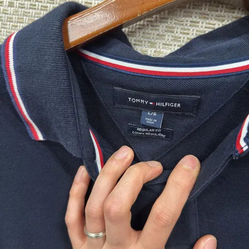 [BUNJANG] Tommy Hilfiger Short Sleeve Polo Shirt L D01181 / 타미힐피거 반팔카라티 L D01181