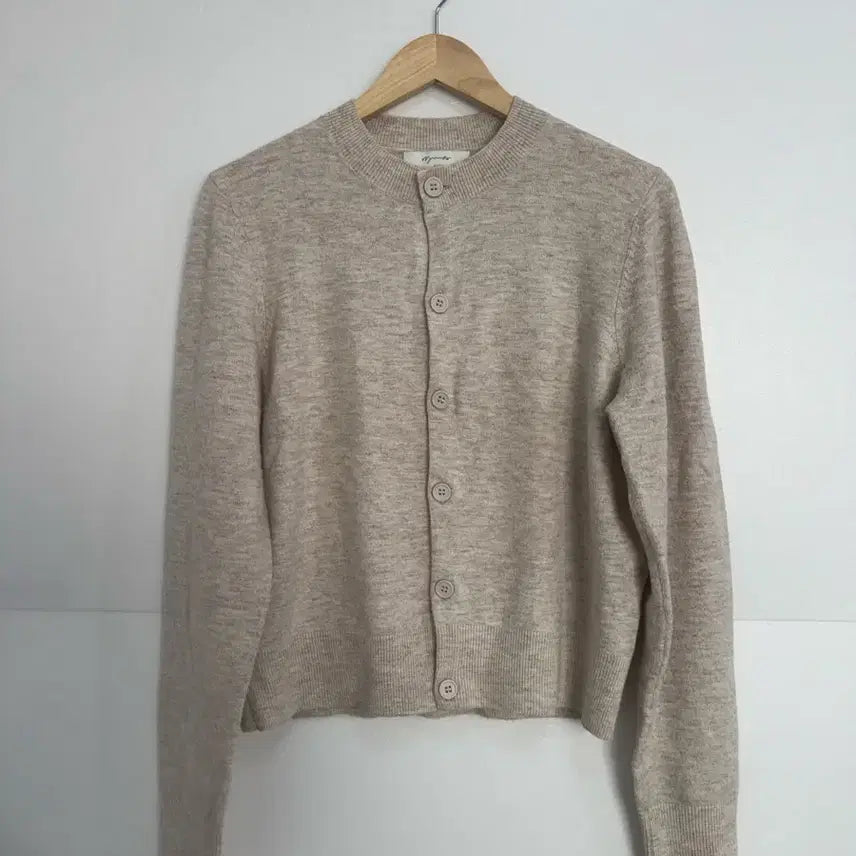 [BUNJANG] Adely Linen Cardigan Beige / 에이들리 린넨 가디건 베이지