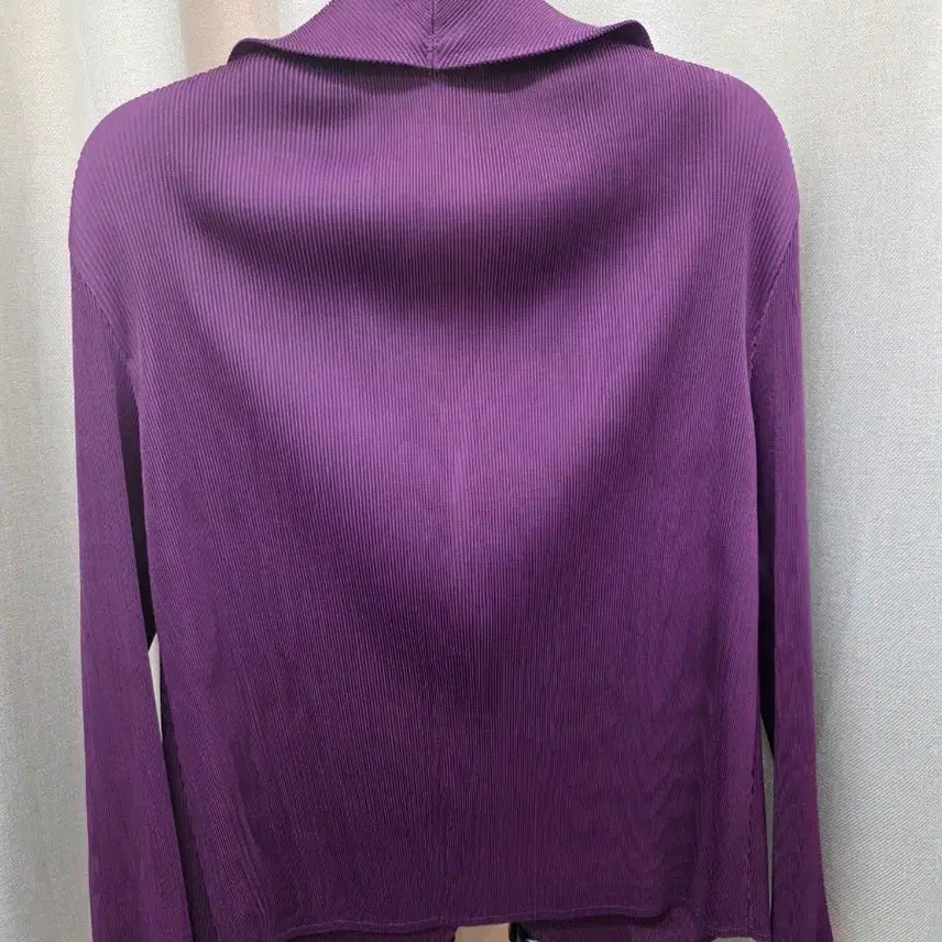 [BUNJANG] Vanessa Rizzi Pleated Purple Jacket / Vanessa Rizzi 플리츠 퍼플 자켓