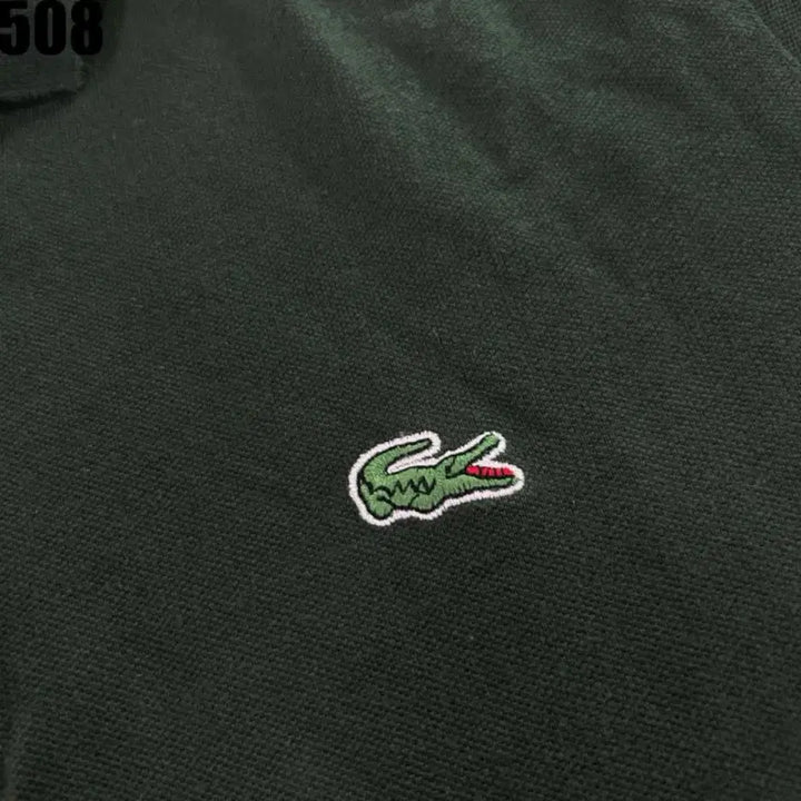 [BUNJANG] Lacoste Green Short Sleeve Polo Shirt Size 4 / 라코스테 녹색 반팔 폴로티셔츠 4
