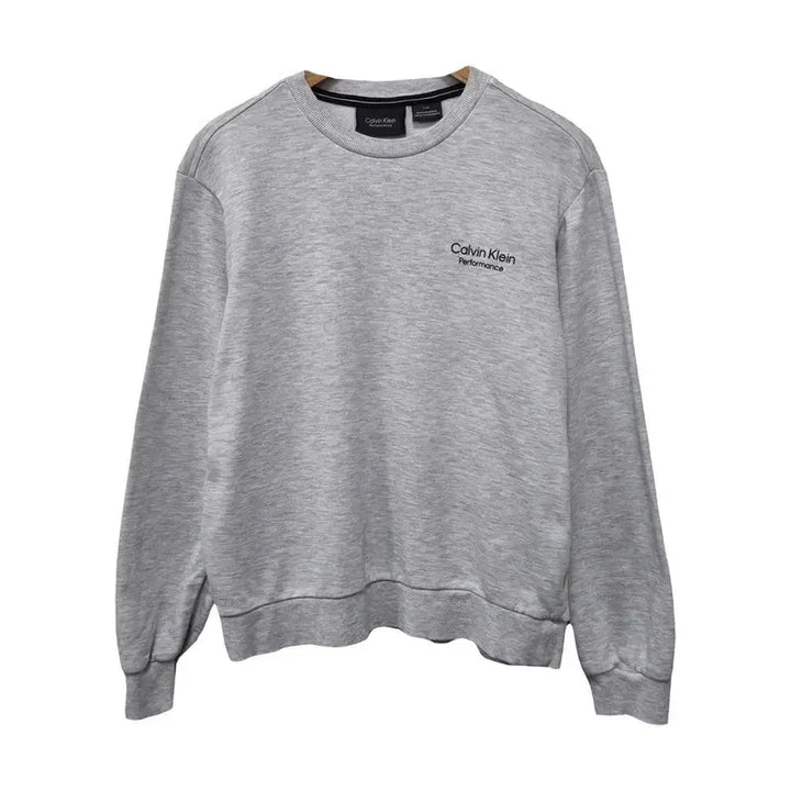 [BUNJANG] Calvin Klein Embroidered Logo Sweatshirt / 공용L/캘빈클라인 로고 자수 맨투맨