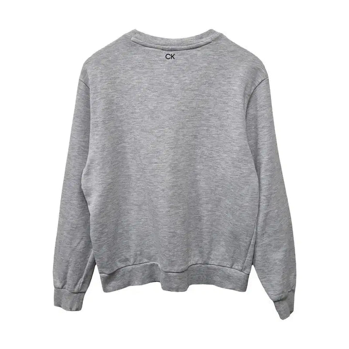 [BUNJANG] Calvin Klein Embroidered Logo Sweatshirt / 공용L/캘빈클라인 로고 자수 맨투맨