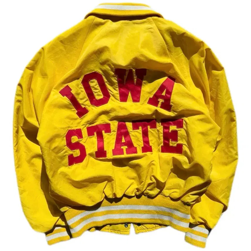 [BUNJANG] 80s Iowa State Cyclones Nylon Jacket L / 80s 아이오와 주립대 나일론 자켓 L