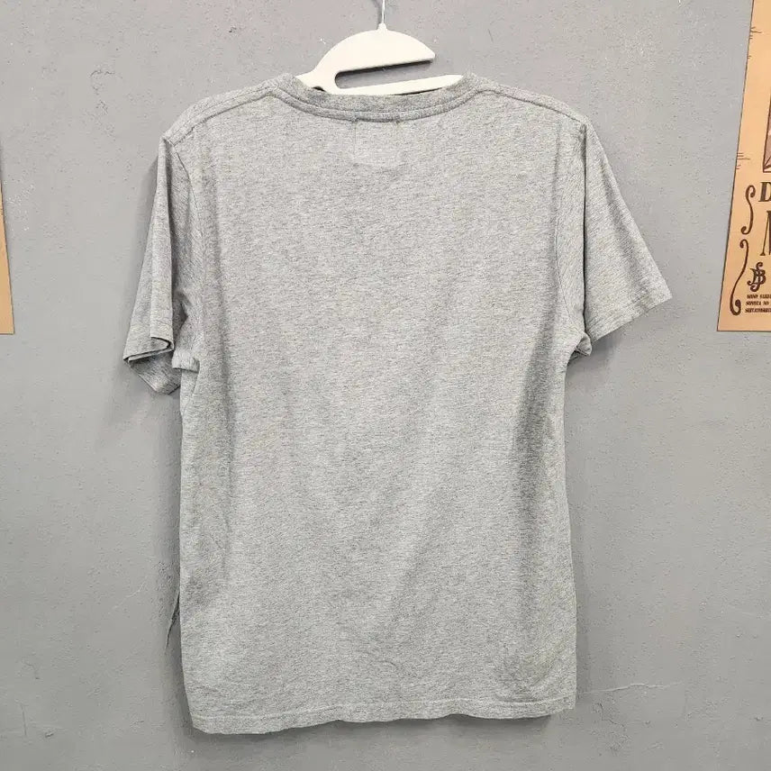 [BUNJANG] Kenzo Tiger Embroidered Short Sleeve T-Shirt Grey / KENZO 겐조 타이거 반팔 티셔츠 그레이