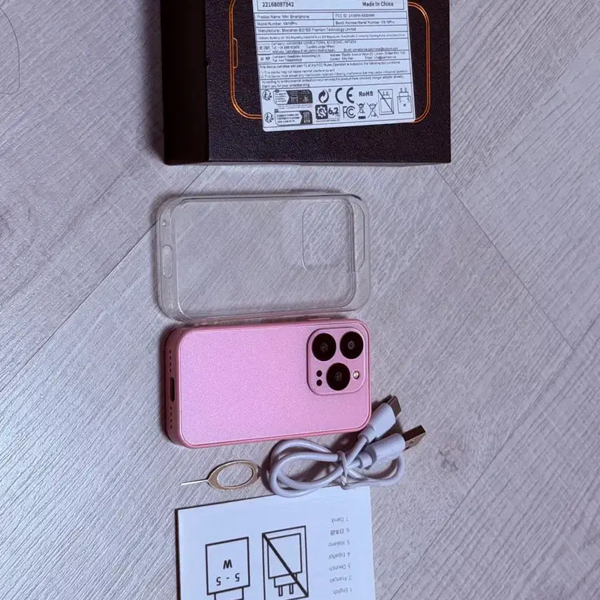 [BUNJANG] XS18Pro Mini Smartphone Pink / 테무에서 구매한 미니 스마트폰 XS18Pro 핑크  판매합니다!