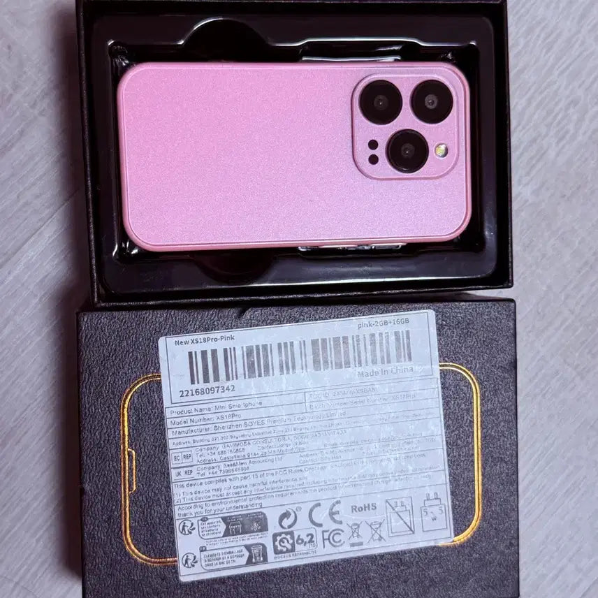 [BUNJANG] XS18Pro Mini Smartphone Pink / 테무에서 구매한 미니 스마트폰 XS18Pro 핑크  판매합니다!