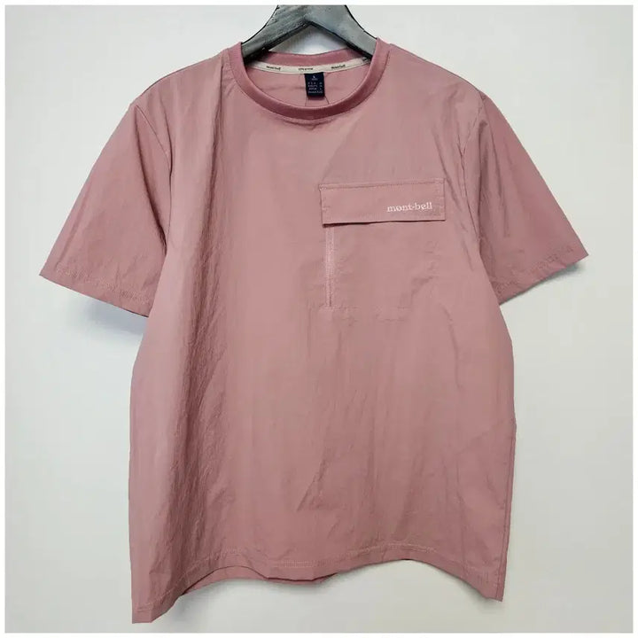 [BUNJANG] Montbell Pocket Short Sleeve T-Shirt Pink Size 100 New / 몽벨 포켓 반팔 티셔츠 핑크 100 새상품