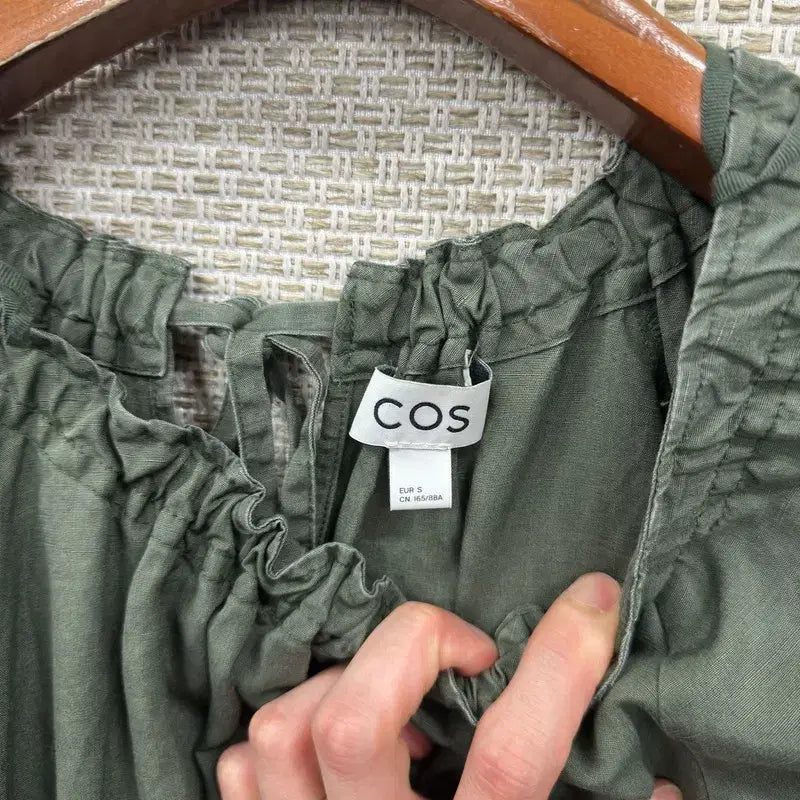 [BUNJANG] COS Linen Short Sleeve Jumpsuit Size S / 코스 COS 린넨 반팔 점프수트 S D01147