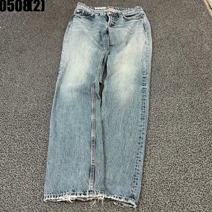 [BUNJANG] Zara Washed Denim Pants Jeans / 자라 워싱 데님 팬츠 청바지