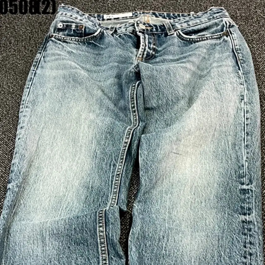 [BUNJANG] Zara Washed Denim Pants Jeans / 자라 워싱 데님 팬츠 청바지