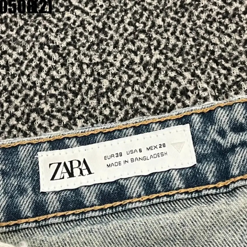 [BUNJANG] Zara Washed Denim Pants Jeans / 자라 워싱 데님 팬츠 청바지