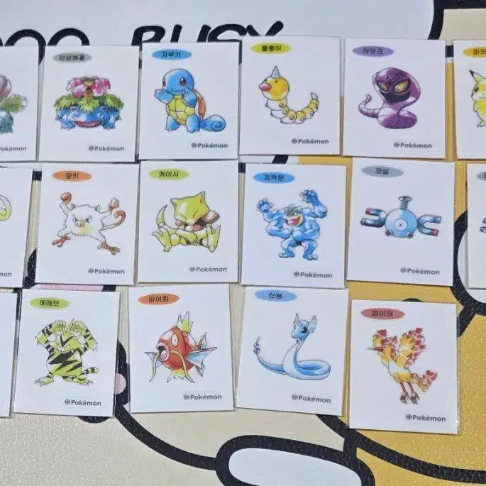 [BUNJANG] Pokemon 30th Anniversary Artwork Stickers / 포켓몬 30주년 아트워크 띠부씰