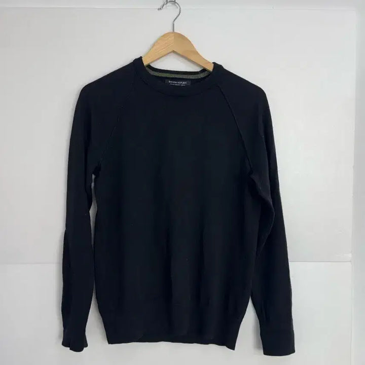 [BUNJANG] Banana Republic Black Cashmere Knit Sweater / 바나나리퍼블릭 블랙 캐시미어 니트