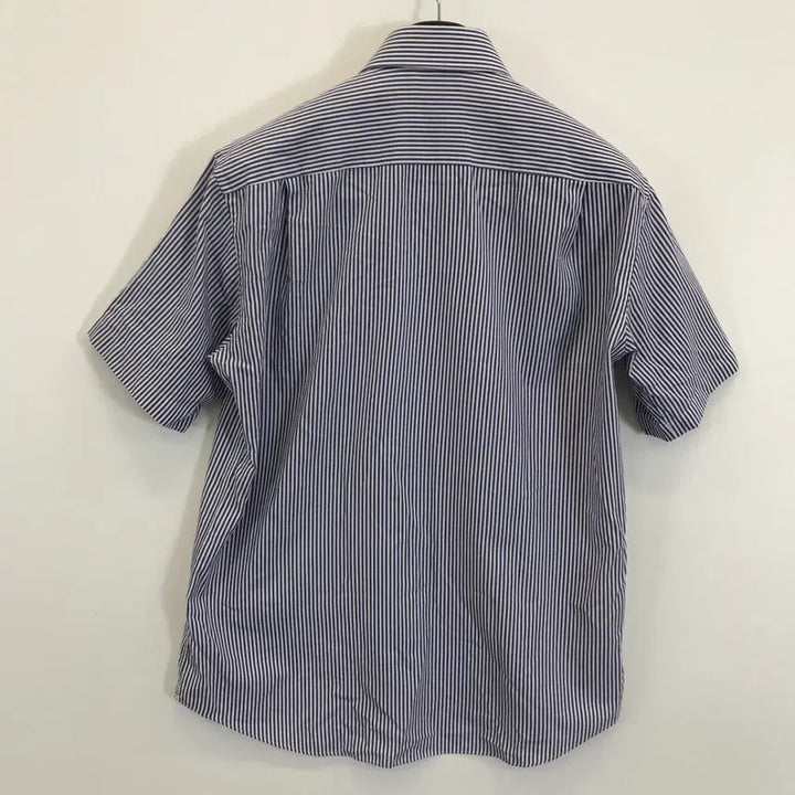 [BUNJANG] Daks Blue Stripe Short Sleeve Shirt 100 / 닥스 블루스트라이프셔츠 반팔 [100]