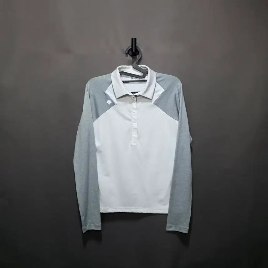 [BUNJANG] Descente Long Sleeve Polo Shirt / 데상트 긴팔 카라티