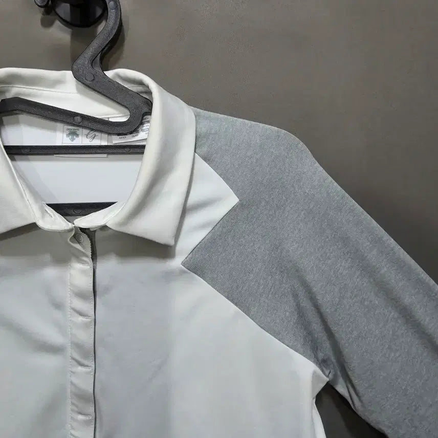 [BUNJANG] Descente Long Sleeve Polo Shirt / 데상트 긴팔 카라티