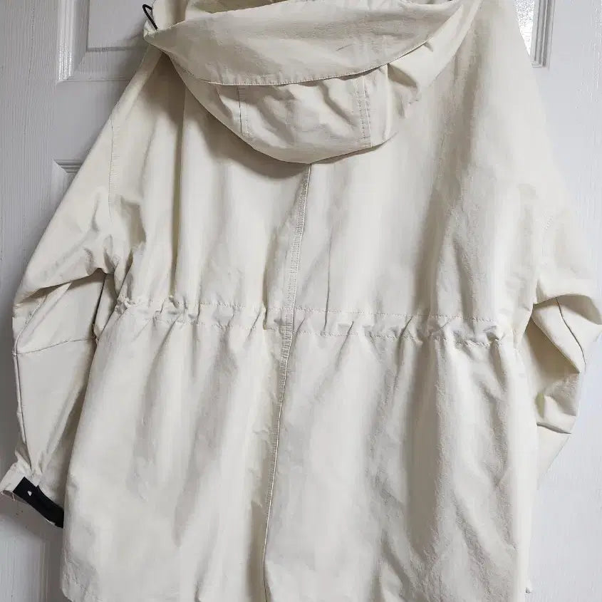 [BUNJANG] WMSTORY Ivory Hooded Short Field Jacket / WMSTORY 아이보리색 후드 숏 야상 점퍼