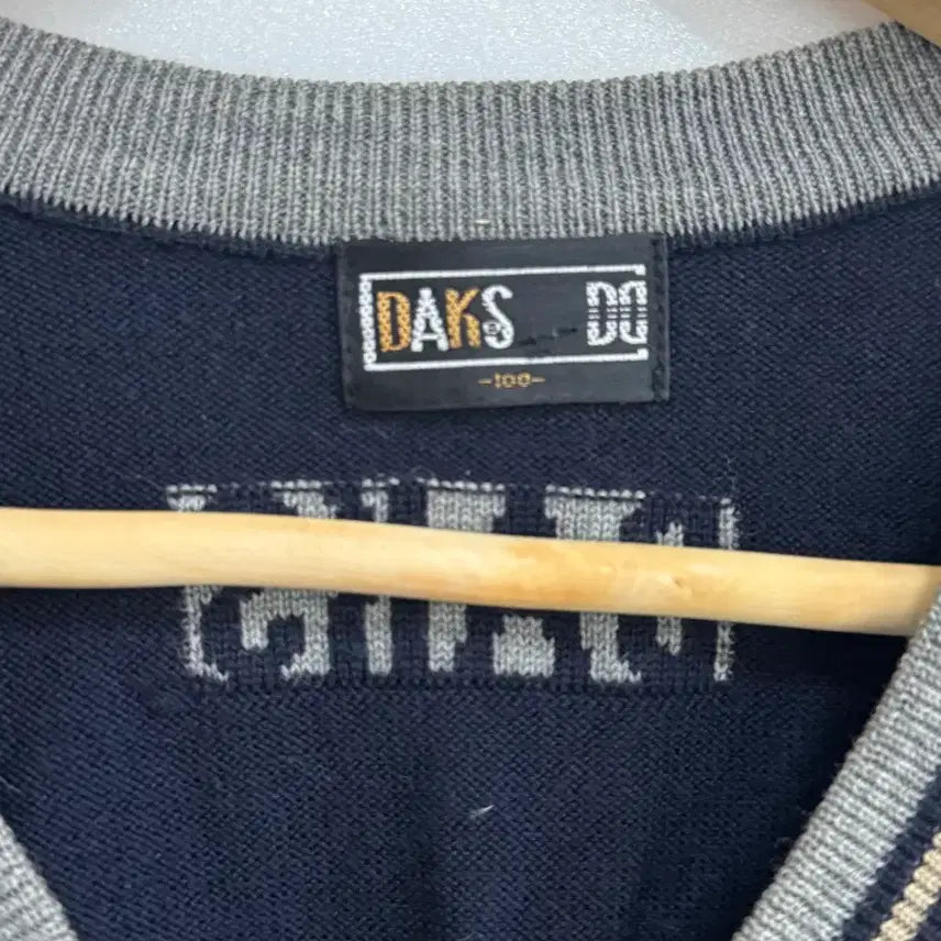 [BUNJANG] Daks Navy Knit Vest / 닥스 네이비 니트 베스트