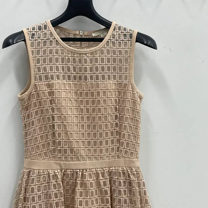 [BUNJANG] Maje Blush Pink Cloche Sleeveless Dress / 마쥬 여성44-55 블러시 핑크 클로슈 슬리브리스 원피스