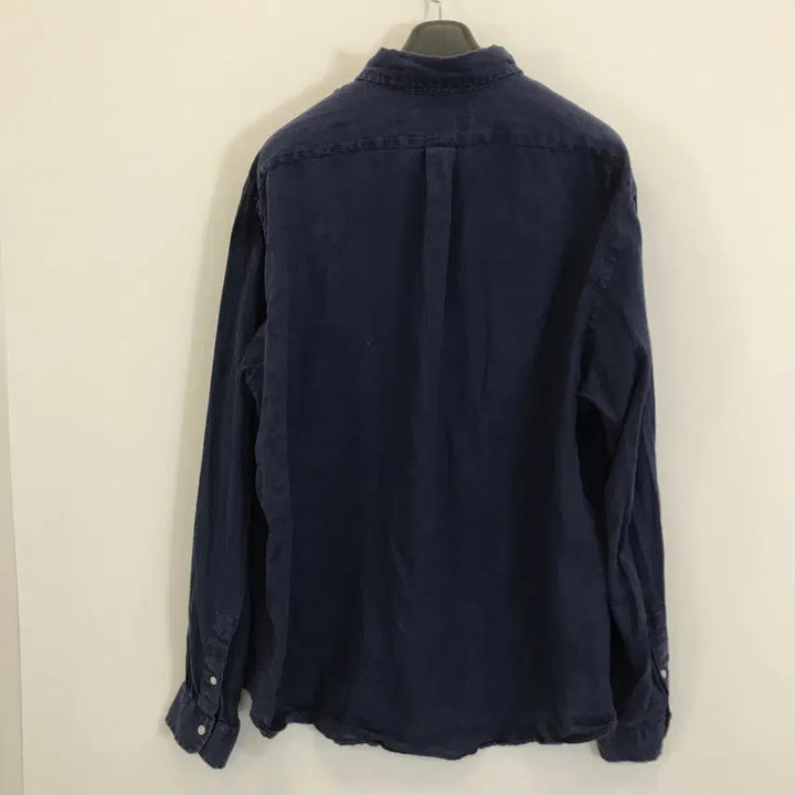 [BUNJANG] Polo Ralph Lauren Linen Shirt Navy XXL / 폴로 랄프로렌 린넨셔츠 네이비 [XXL]