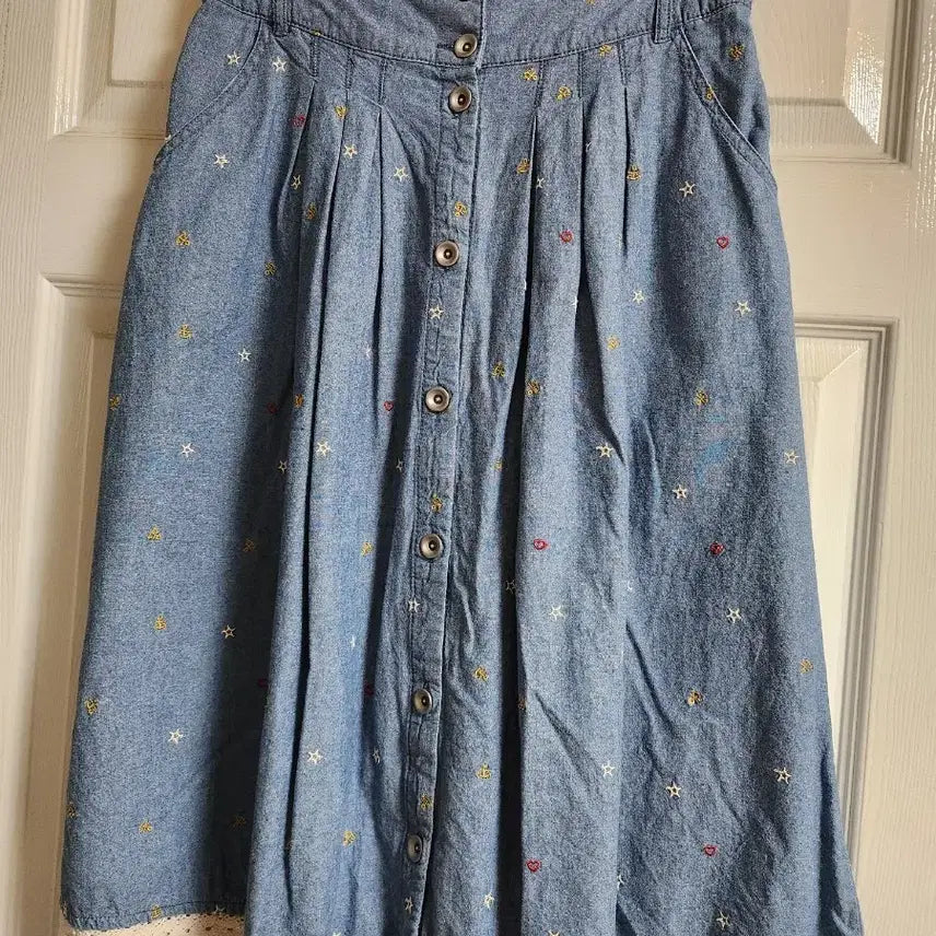 [BUNJANG] Vintage Denim Flare Skirt / 빈티지 데님 플레어 스커트