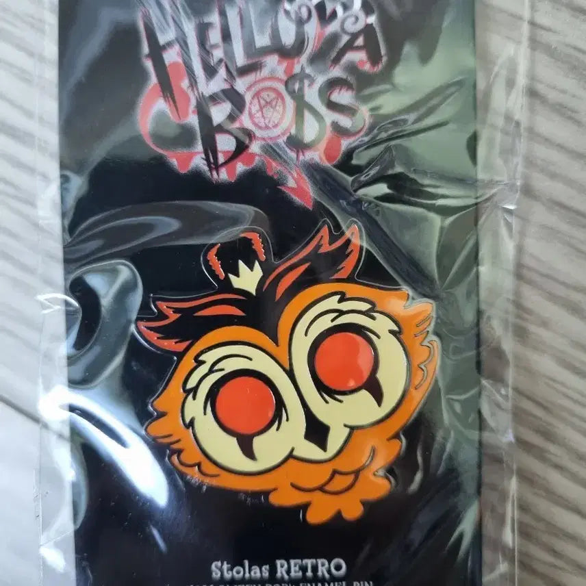 [BUNJANG] Helluva Boss Stolas Retro Pin Badge / 헬루바보스 공식굿즈 레트로 스톨라스 핀뱃지