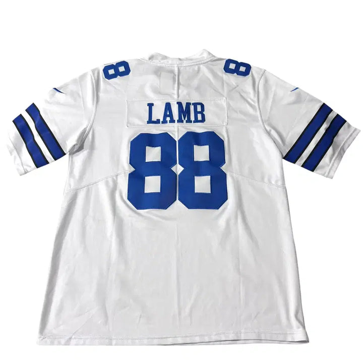 [BUNJANG] Nike NFL Lamb White Football Short Sleeve Jersey / 나이키 NFL LAMB 화이트 풋볼 반팔 져지