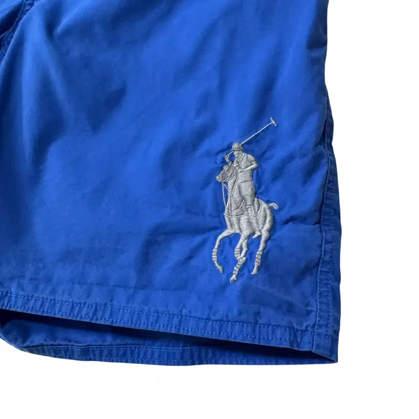 [BUNJANG] Polo Big Pony Blue Swim Shorts / 신형 폴로 빅포니 블루 스윔팬츠