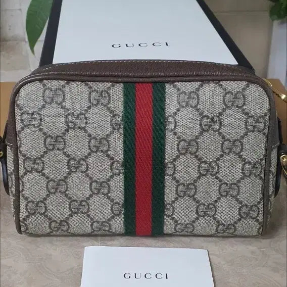[BUNJANG] Gucci Ophidia Mini Crossbody/Camera Bag - Beige, Excellent Condition / 구찌 오피디아 크로스백/카메라백 미니 정품S급(감정O)