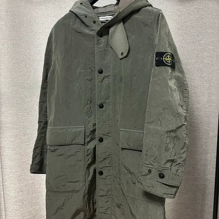 [BUNJANG] Stone Island Archive Nylon Hooded Coat / (주말할인)스톤아일랜드 아카이브 나일론 후드 코트 (100)