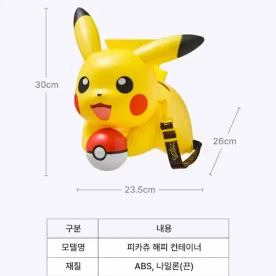 [BUNJANG] Baskin Robbins Pikachu Container (Sealed) / 베스킨라빈스 피카츄 컨테이너 미개봉