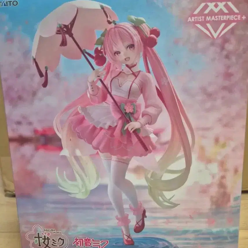 [BUNJANG] Taito Sakura Miku AMP+ Figure (Sealed) / 미개봉 현물 ))  타이토 벚꽃 사쿠라 미쿠 AMP+ 피규어